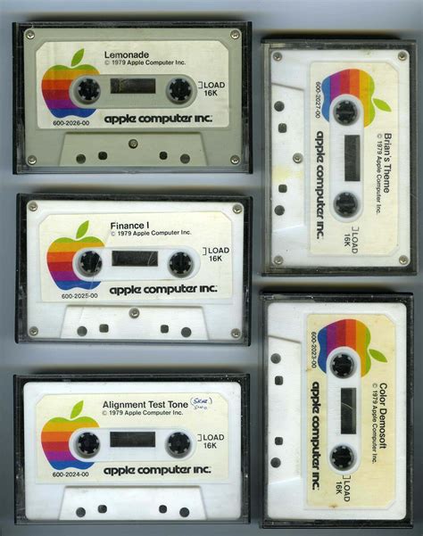Cassettes de datos Apple